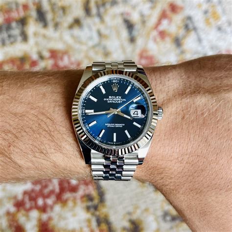 and a brand new rolex|2022 Rolex datejust 41mm.